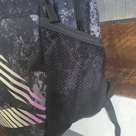 Reebok Black Gray Ocean Backpack Unisex NWT - Picture 7 of 13